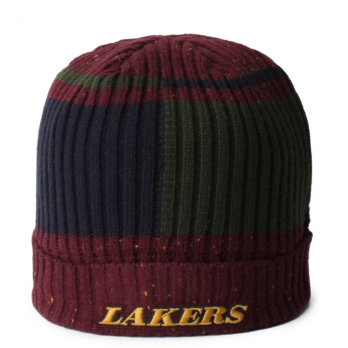 Lakers Beanie Wine