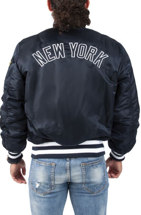 NEW ERA CAPS Yankees Reversible Alpha Bomber Jacket 13026014
