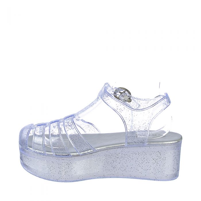 jelly shoes platform