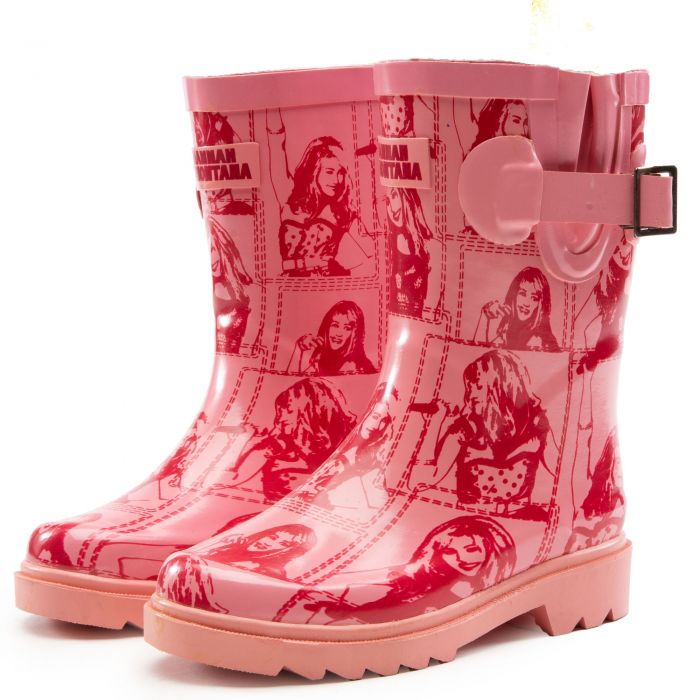 (PS) Hannah Montana Rain Boot Pink/Red
