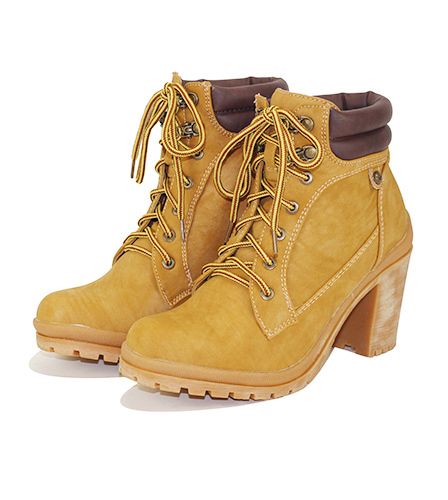 womens heeled work boots
