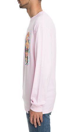 HUF The Make Em Cry Long Sleeve Tee in TS00214-PNK - Shiekh