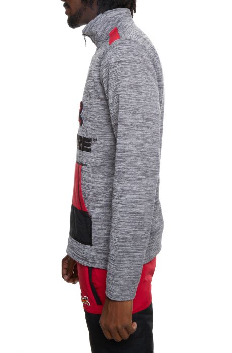 Palmer Pullover Grey/Black/Red