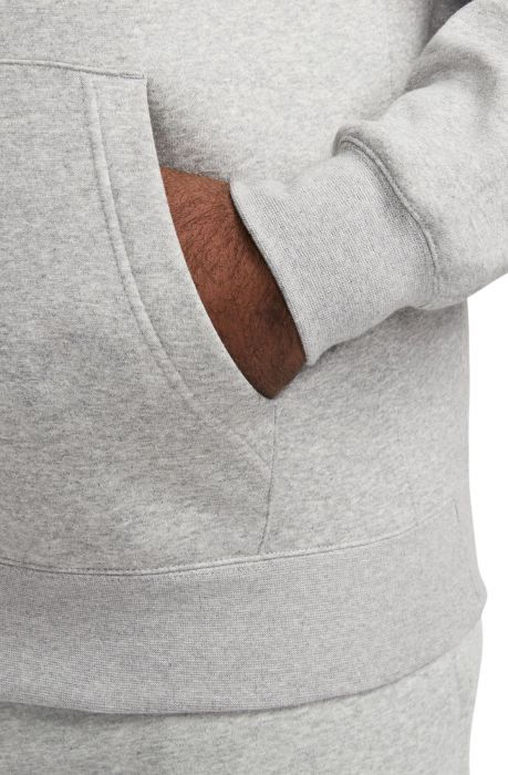Sportswear Club Fleece Hoodie DK Grey Heather/Matte Silver/White