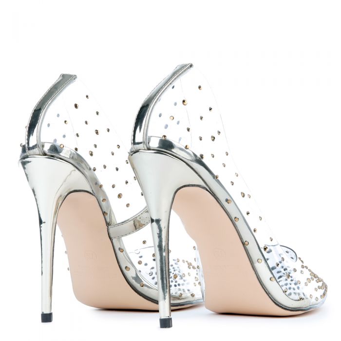 Women's Badass-1 High Heel GOLD PU