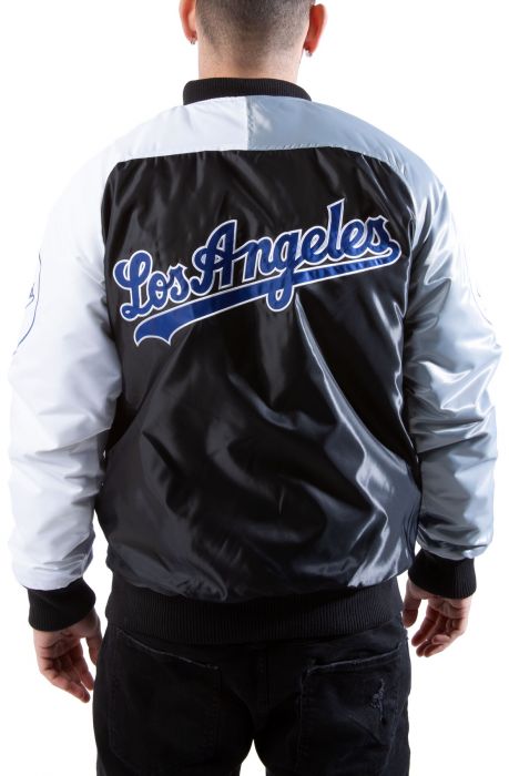 STARTER Los Angeles Dodgers Tri-Color Jacket LS170459_LAD - Shiekh