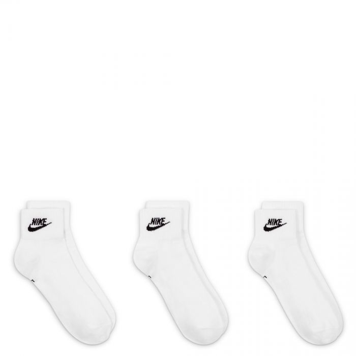 NIKE Everyday Essential Ankle Socks (3 Pairs) DX5074 101 - Shiekh