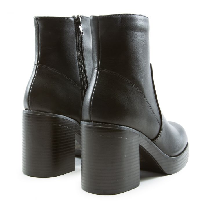 FD Unfurl-H High Heel Bootie Black Pu