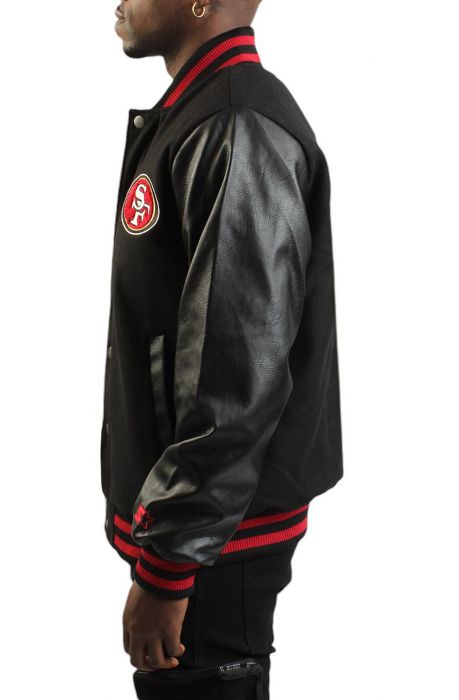 49'ers Wool Varsity Jacket Black