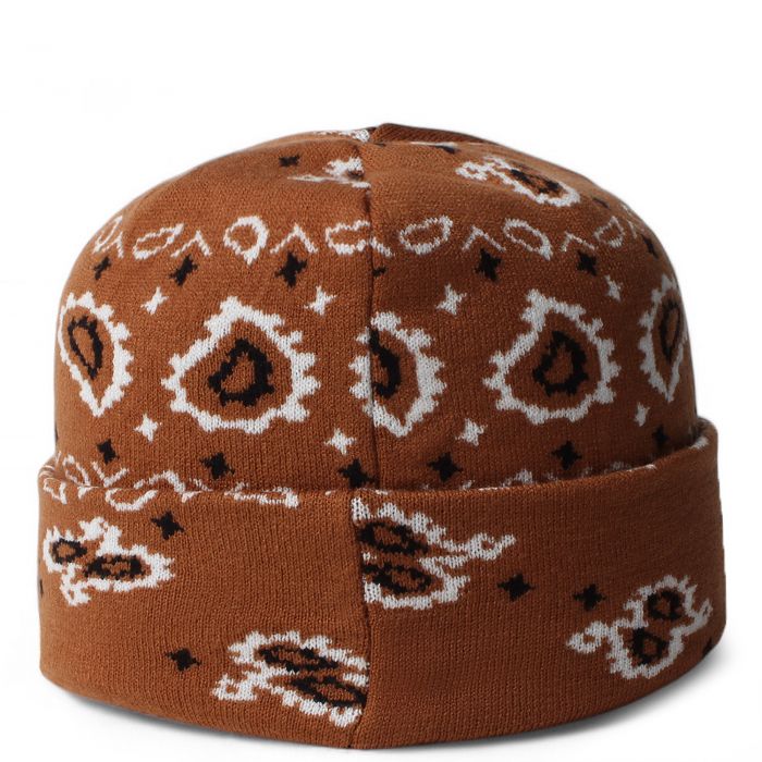 Paisley Beanie Brown