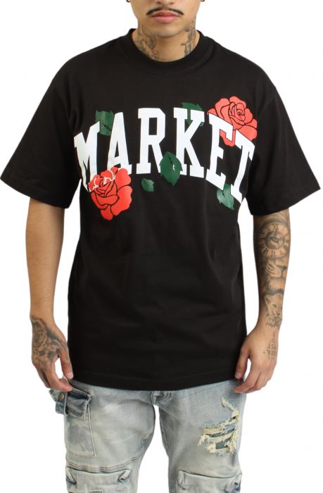 Rose T-Shirt  Black