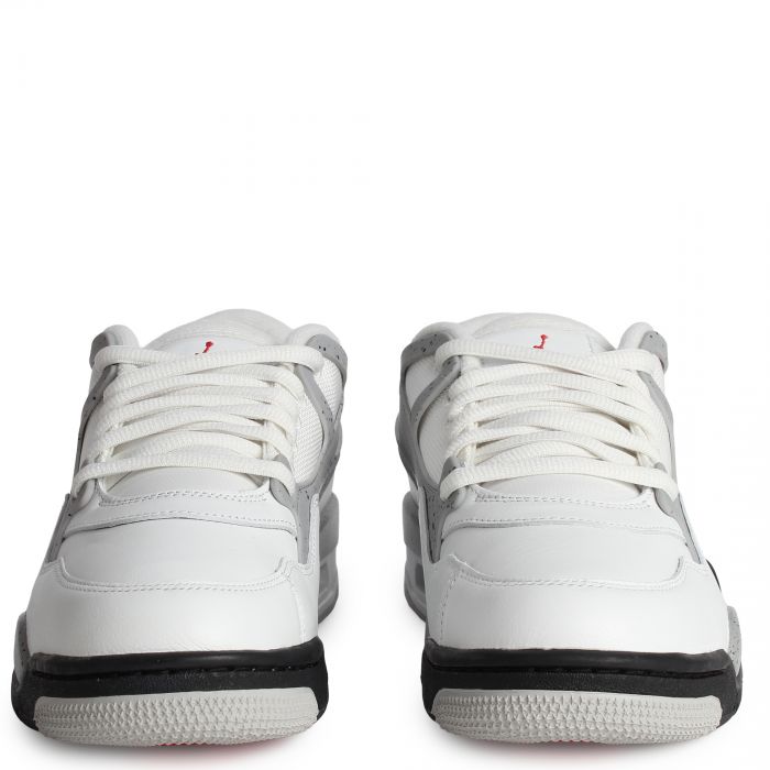 AIR JORDAN 4 RM Summit White/Fire Red-Black-Matte Silver