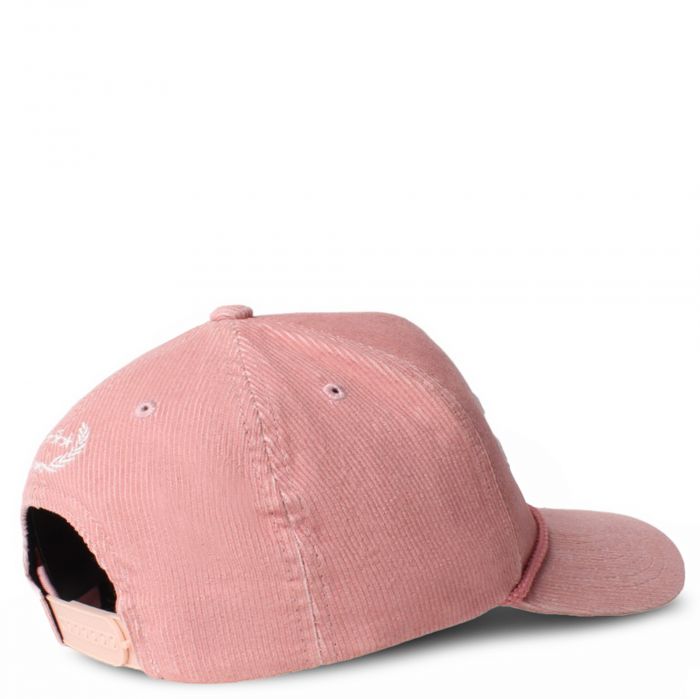 Respectfully Corduroy Snapback Pink