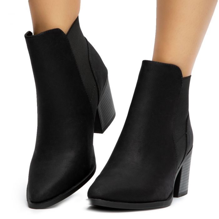 Edith-S Ankle Booties Black
