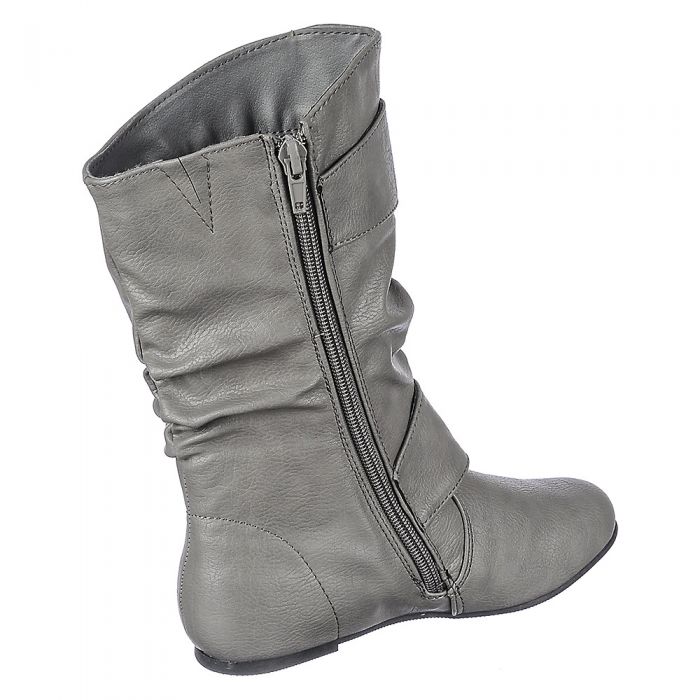 (PS) Kali-11 Flat Boots Grey