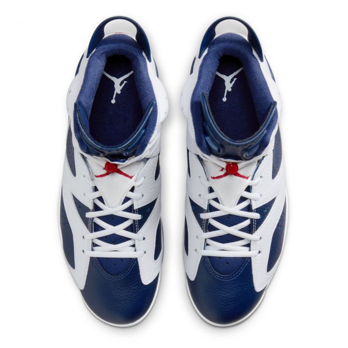 Air Jordan 6 Retro White/Varsity Red-Midnight Navy