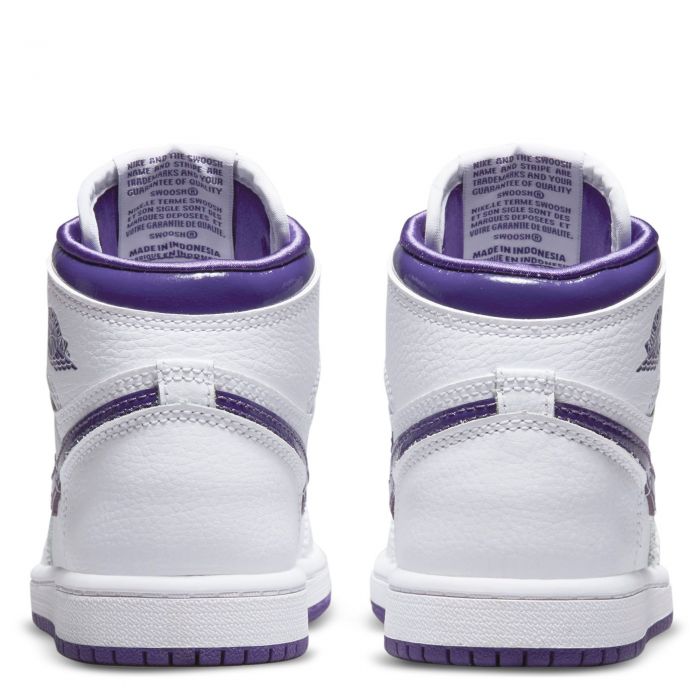 jordan ps jordan 1 high og white court purple