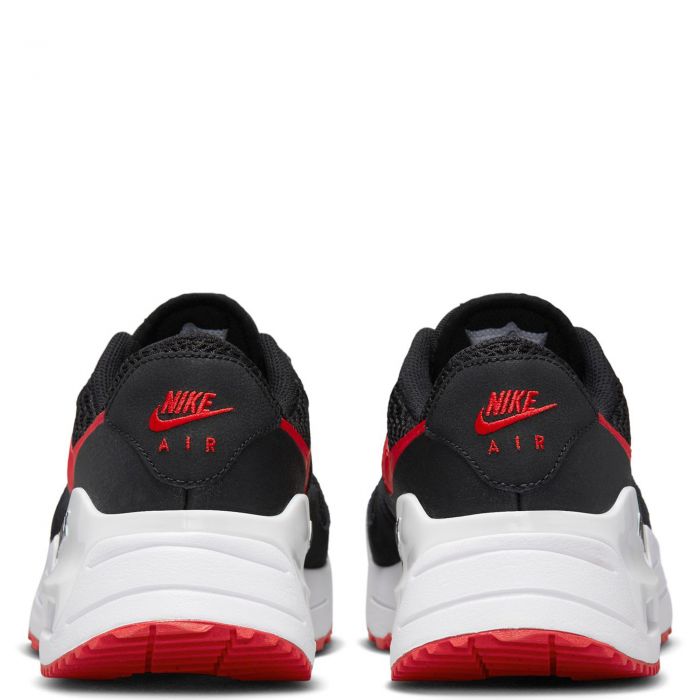 NIKE AIR MAX SYSTM Black/University Red-White