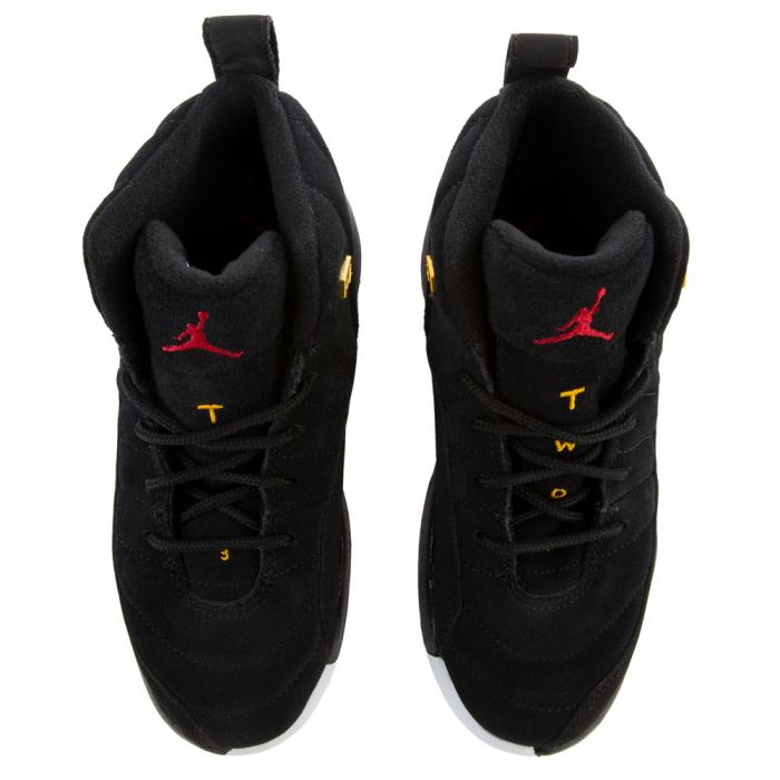 (PS) Air Jordan 12 Retro Black/Black-White-Taxi