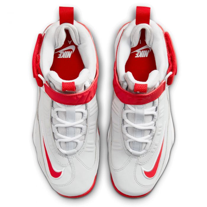 (GS) Air Griffey Max 1 Pure Platinum/University Red-White