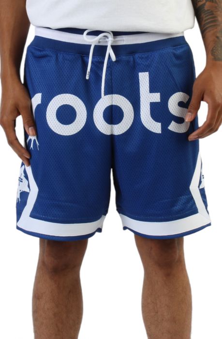 Strictly Roots Mesh Shorts Royal
