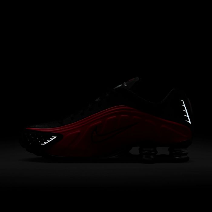 国内配送 NIKE SHOX R4 UNIVERSITY RED/UNIVERSITY RED-BLACK Size 13 - Nike Shox R4 University Red Black for sale online