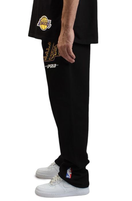 Lakers Straight Leg Sweatpant Black