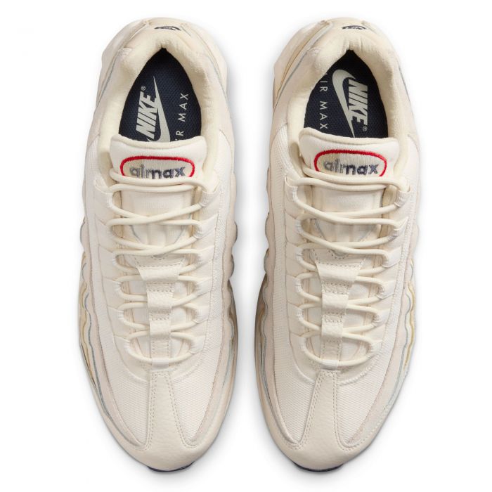Air Max 95 OG Pale Ivory/University Red-Lt Khaki-Sail