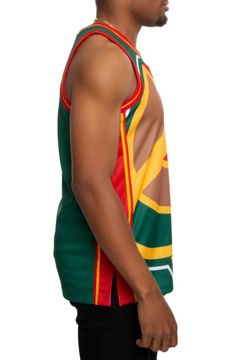 Seattle Supersonics Big Face Jersey Multi