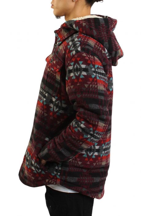 Tribal Hooded Overshirt Multi color