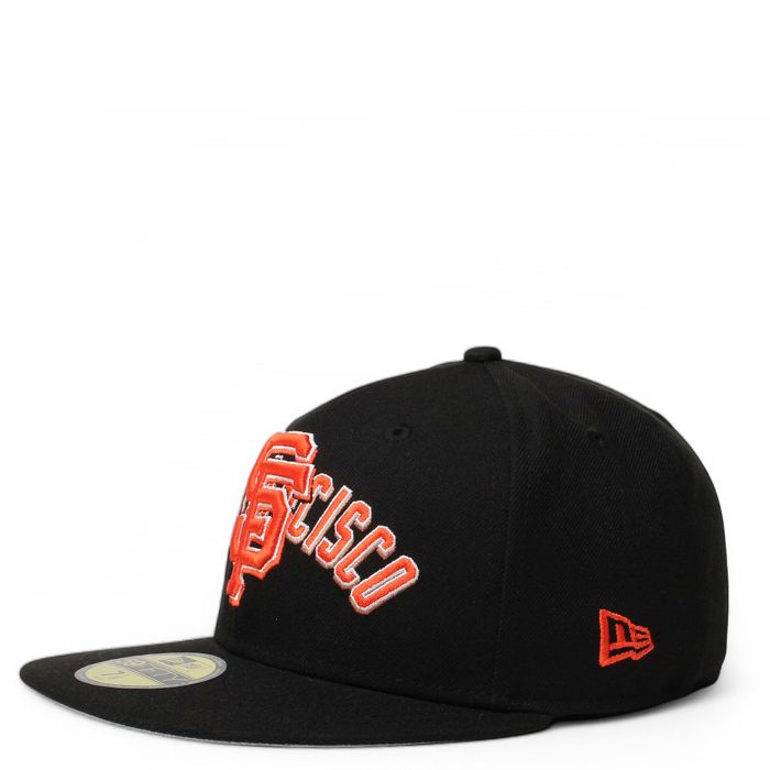 MLB San Francisco Giants 59Fifty Fitted Hat BLACK/ORANGE