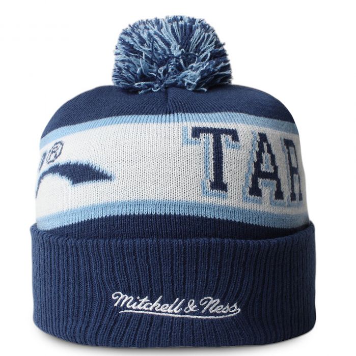 NCAA Block Sweep Pom Knit Beanie Navy