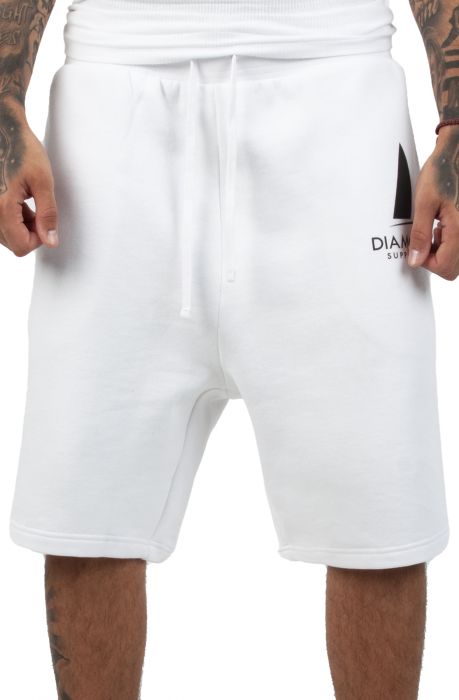 Boat Life Sweat Short White
