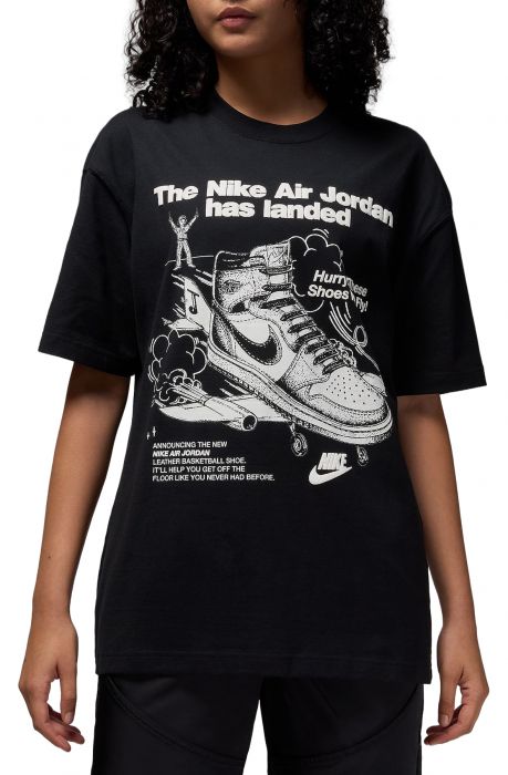 Oversized Graphic T-Shirt BLACK