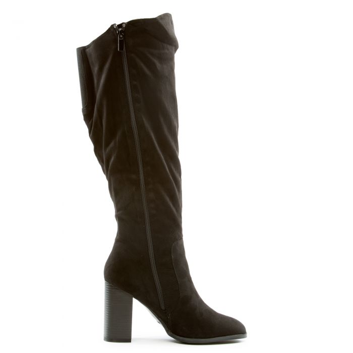 Upside-36M Slanted Top Boots BLACK