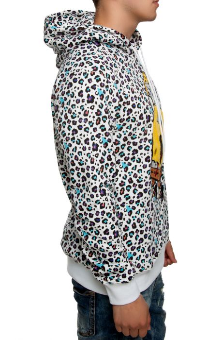 Cheetah SpongeBob Hoodie White