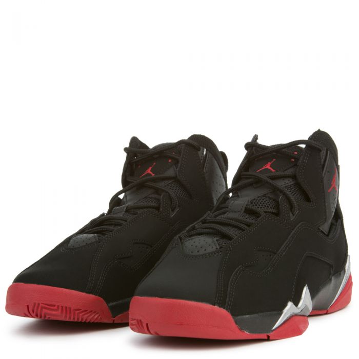 Jordan True Flight BLACK/GYM RED-METALLIC SILVER