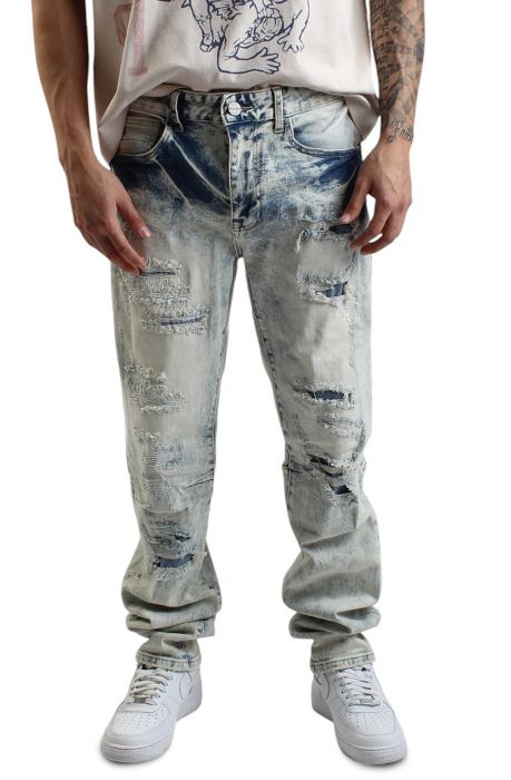 Graham Ripped Jeans Graham Blue