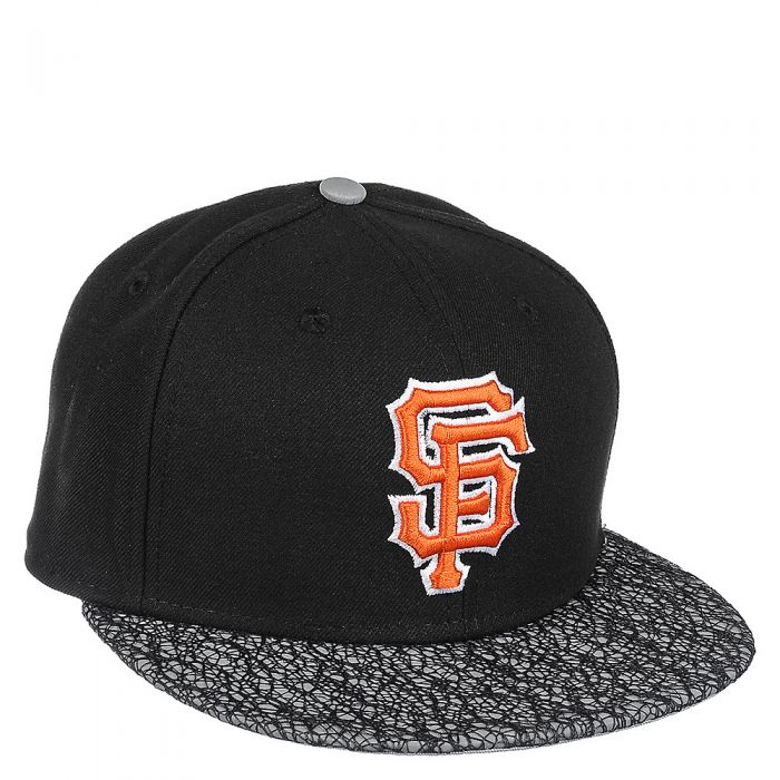 San Francisco Giants Fitted Cap Black/Grey/Orange