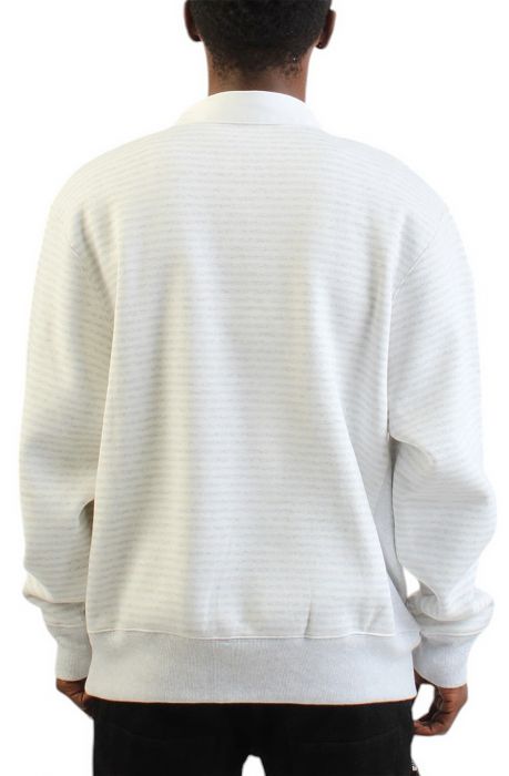 REVERSE WEAVE RUGBY white