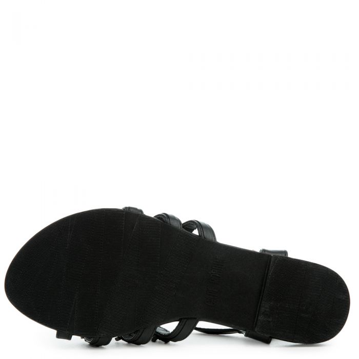 Cape Robbin Cash-4 Women's Black Sandals Black