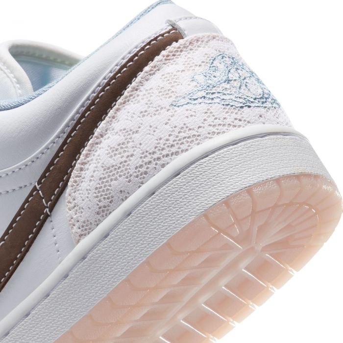 Women's Air Jordan 1 Low WHITE/IRONSTONE-WHITE-LIGHT SOFT PINK