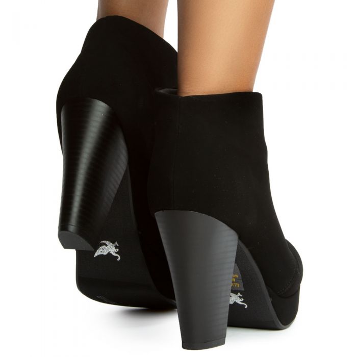 Agenda-S Heeled Bootie Black