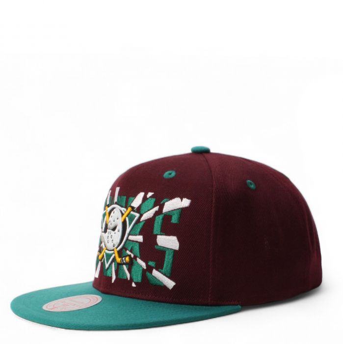 NHL Shattered Anaheim Ducks Snapback  Purple