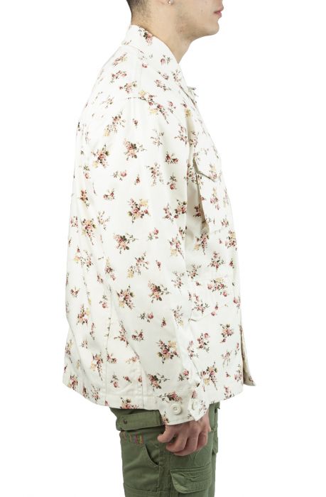 Floral Field Jacket Ivory