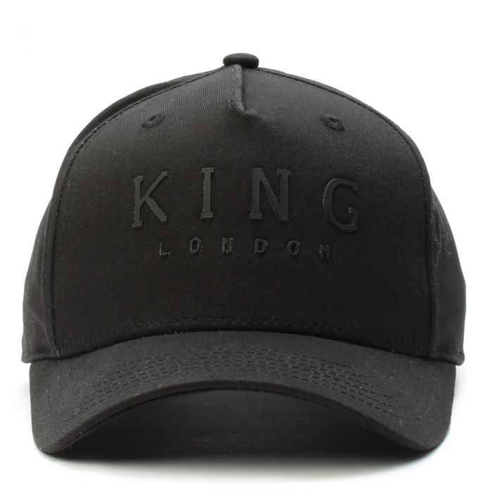 Poplar Curved Peak Cap - Black Black