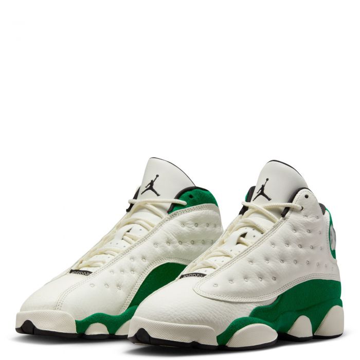 Grade-School AIR JORDAN 13 RETRO SAIL/BLACK-PINE GREEN