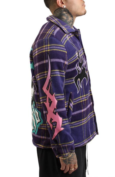Festival Flannel  Purple