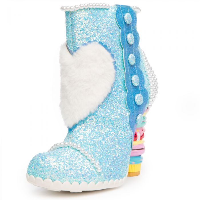 Irregular Choice Bee Delicious Blue Bootie Blue