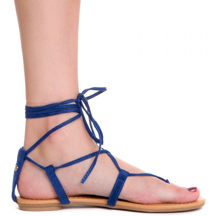 Women's S-LS9266P Strappy Thong Sandal Cobalt